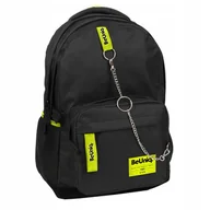 Plecaki - Lekki plecak młodzieżowy Paso BeUniq, Czarny - miniaturka - grafika 1