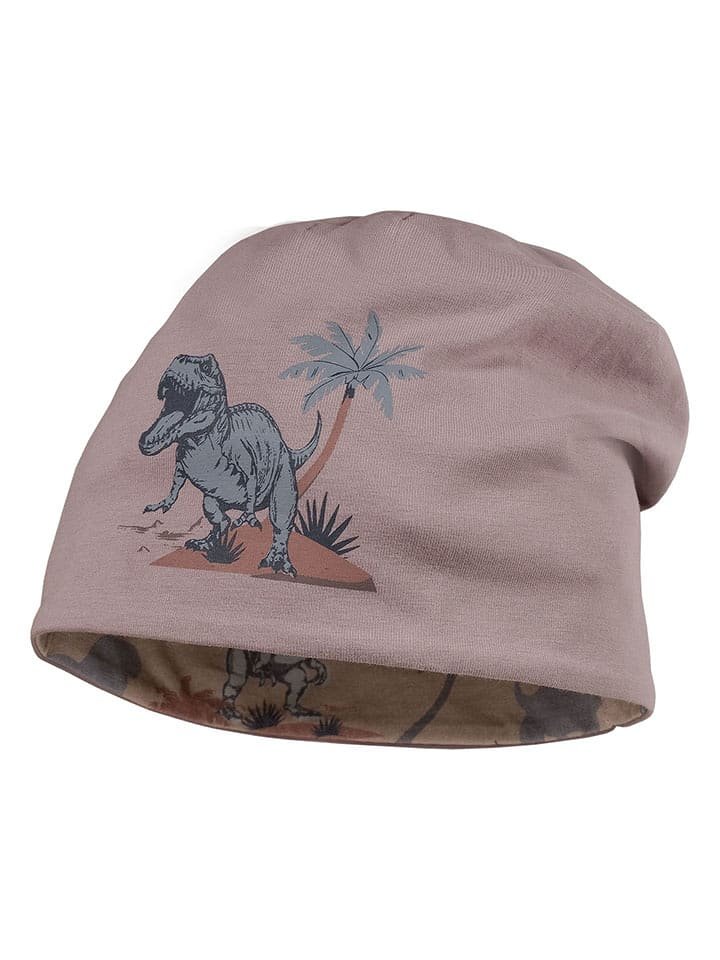 MaxiMo Czapka beanie w kolorze szaroróżowym