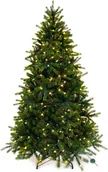 Choinki - Choinka sztuczna 3D jodła Merlin 210 cm z inteligentnym oświetleniem LED ze stojakiem - miniaturka - grafika 1