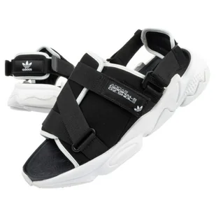 Buty adidas Ozweego Sandal W GZ8410 czarne - Sandały damskie - miniaturka - grafika 1