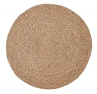 Dywany - OKRĄGŁA MATA Z TRAWY MORSKIEJ PEŁNA 120 cm - miniaturka - grafika 1