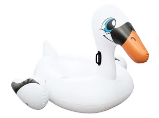 Aquafun Bestway Dmuchany łabędź Zaina do pływania w basenie, duży, biały 41109 41109 - Akcesoria do basenów - miniaturka - grafika 1