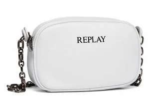 Replay Damska torba na ramię Fw3574, 001 Optical White - Torebki damskie - miniaturka - grafika 1