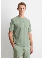 Piżamy męskie - Marc O´Polo Bodywear Koszulka piżamowa w kolorze jasnozielonym - miniaturka - grafika 1