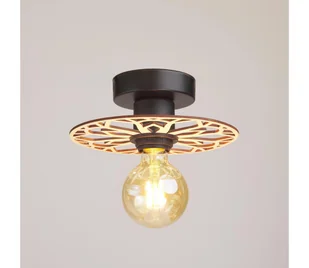 Żyrandol natynkowy FALCO 1xE27/60W/230V śr. 20 cm beżowy - Lampy sufitowe - miniaturka - grafika 1