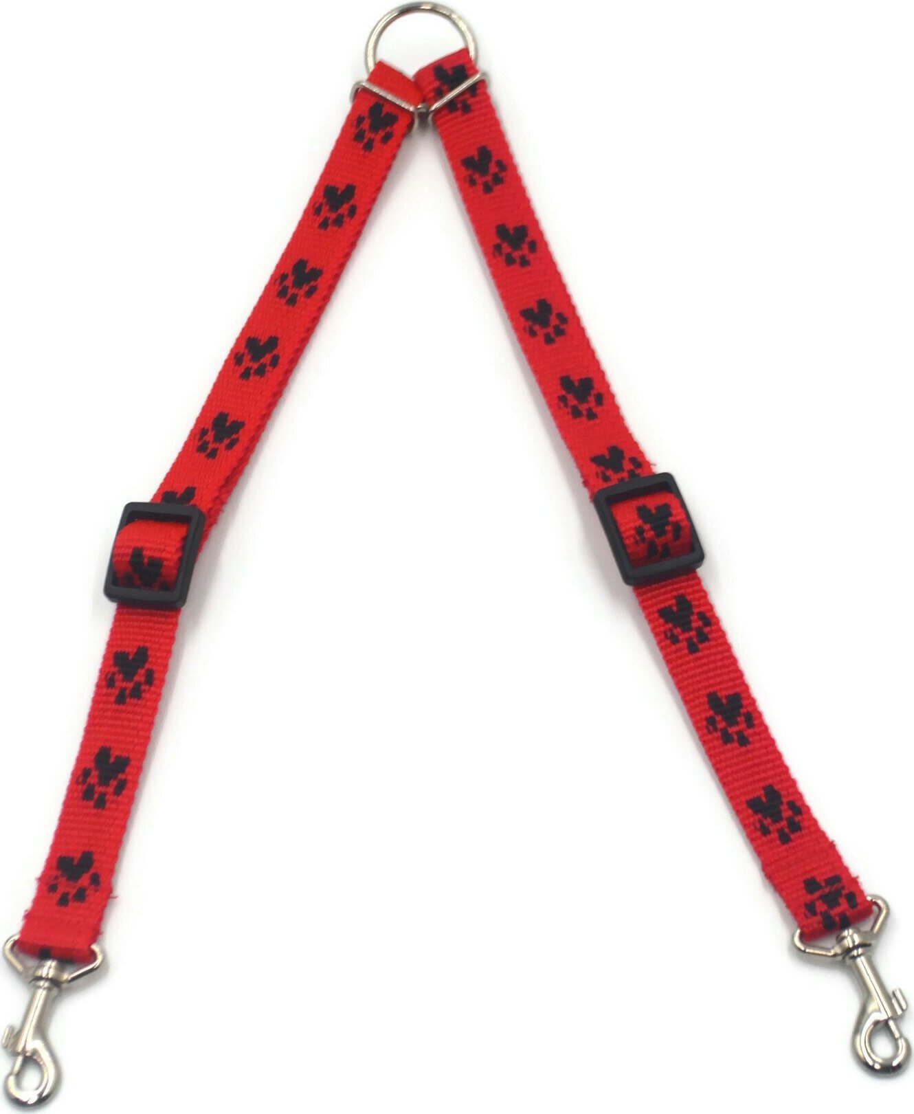 Alizoo Dwójnik smyczy dla psa w łapki, regulowany 20mm/40-60cm - ALIZOO