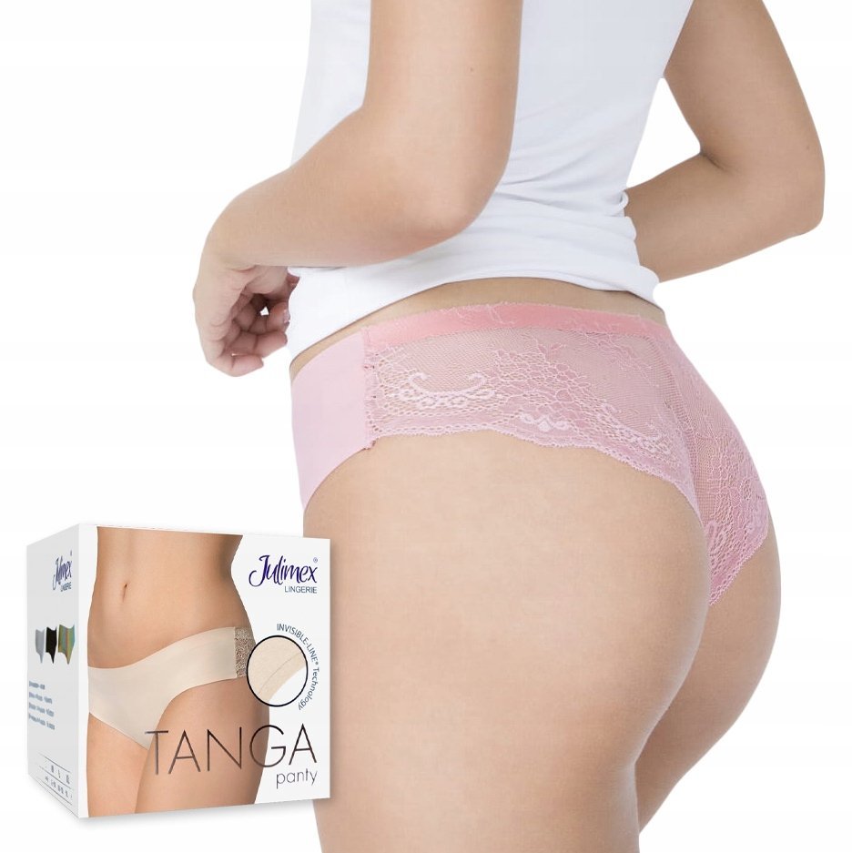 Majtki Koronkowe Julimex Tanga Damskie Figi - Xl