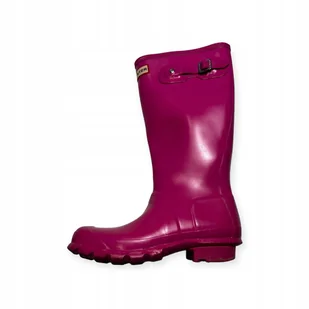 Różowe eleganckie kalosze damskie Hunter 35/36 - Kalosze damskie - miniaturka - grafika 1