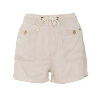 Spodenki damskie - Spodenki damskie Pepe Jeans Quinn materiałowe krótkie shorty-XS - miniaturka - grafika 1