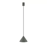Lampy sufitowe - Loftowa lampa wisząca ZENITH M UMBRA GRAY 10879 GU10 wys. 130cm szary - miniaturka - grafika 1