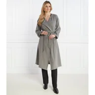 Płaszcze damskie - Emporio Armani Wełniany płaszcz | z dodatkiem kaszmiru - miniaturka - grafika 1