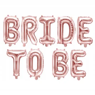BALONY NA WIECZÓR PANIEŃSKI DEKORACJE BALONY DO ZDJĘĆ TŁO BRIDE TO BE RÓŻ - Wieczór panieński i kawalerski - miniaturka - grafika 1
