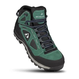 Bergson Trekkingi Kakka Mid Stx Zielony - Buty trekkingowe męskie - miniaturka - grafika 1