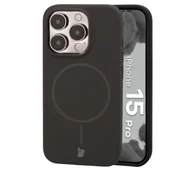Etui i futerały do telefonów - Bizon Soft z MagSafe do Apple iPhone 15 Pro Czarny - miniaturka - grafika 1