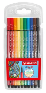 Stabilo Flamastry PEN 68 KPL/10 6810/PL - Cienkopisy - miniaturka - grafika 2