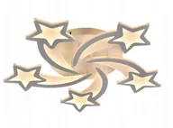 Lampy sufitowe - Nowoczesna Lampa Sufitowa Żyrandol LED Plafon Dziecięcy Gwiazdy do Pokoju - miniaturka - grafika 1