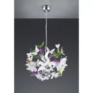 Lampy sufitowe - Reality Leuchten Reality lampy lampa wisząca, akryl, G9, 28 W, chrom, 50 x 50 x 150 cm R30214017 Butterfly - miniaturka - grafika 1