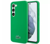 Etui i futerały do telefonów - Lacoste LCHCS23SSLON Hardcase Silicone do Samsung Galaxy S23 Zielony - miniaturka - grafika 1