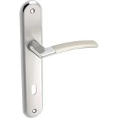 Klamki - Klamka uniwersalna LUXOR satyna/chrom - miniaturka - grafika 1