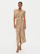 Sukienki - Rinascimento Sukienka wieczorowa CFC0121029003 Złoty Regular Fit - miniaturka - grafika 1