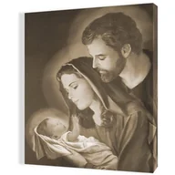 Ikony i obrazy sakralne - Obraz religijny na płótnie Święta Rodzina - miniaturka - grafika 1
