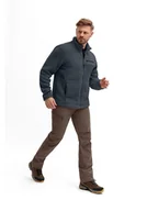 Odzież trekkingowa męska - Maier Sports Kurtka polarowa "Racka" w kolorze granatowym - miniaturka - grafika 1