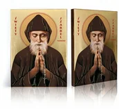 Ikony i obrazy sakralne - Ikona religijna Święty Charbel Makhlouf - miniaturka - grafika 1