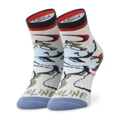 Skarpetki dla dzieci - Skarpety długie United Colors Of Benetton 6AO30700Y Szary - miniaturka - grafika 1