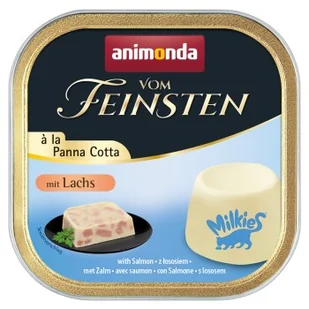 animonda Vom Feinsten Adult à la Panna Cotta Łosoś 32x100 g - Mokra karma dla kotów - miniaturka - grafika 1