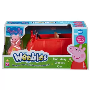 Tm Toys Świnka Peppa Weebles Auto z figurką PEP07481 PEP07481 - Figurki dla dzieci - miniaturka - grafika 1