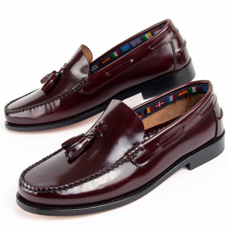 Purapiel Mokasyn Castellar3 Bordeaux