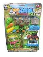 Figurki dla dzieci - Duży Zestaw Farma Bigtoys Zwierzęta Traktory Figurki Wieś Krowa Dla Dzieci - miniaturka - grafika 1