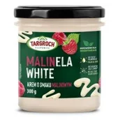 Słodkie kremy i masła - Targroch Krem o Smaku Malinowym Malinela White 300g - Targroch - miniaturka - grafika 1