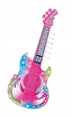Instrumenty muzyczne dla dzieci - Świecąca Gitara Elektryczna Z Diodami Oraz Muzyką Pod Przyciskami Regulacja - miniaturka - grafika 1