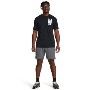 Męskie spodenki treningowe Under Armour UA Journey Rib Shorts - szare - UNDER ARMOUR - Spodnie sportowe męskie - miniaturka - grafika 1