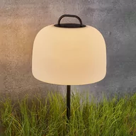 Lampy ogrodowe - Lampa z grotem ziemnym LED Kettle z kloszem Ø 36cm - miniaturka - grafika 1