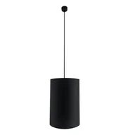 Lampy sufitowe - Wisząca lampa Lamego 5189 Shilo tuba materiałowa do kuchni czarna - miniaturka - grafika 1