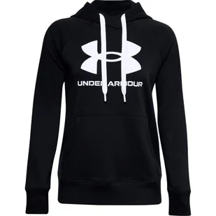 Bluza damska Under Armour  Rival Fleece Logo Hoodie Black XS - Bluzy sportowe damskie - miniaturka - grafika 1