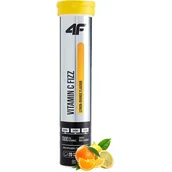 Witaminy i minerały dla sportowców - Witamina C 4F Vitamin C Fizz Cytrynowo-pomarańczowy (20 tabletek) - miniaturka - grafika 1