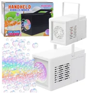 Bańki mydlane - Maszyna Wytwornica Do Baniek Mydlanych Przenośna Biała - miniaturka - grafika 1