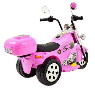 PIERWSZY MOTOR CHOPPER NA AKUMULATOR Z KUFERKIEM/LL777-1 - Pojazdy elektryczne dla dzieci - miniaturka - grafika 25