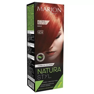 Marion Natura Styl 675 Miedź - Farby do włosów i szampony koloryzujące - miniaturka - grafika 1