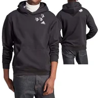 Bluzy męskie - adidas Męska bluza z kapturem Q3 - miniaturka - grafika 1