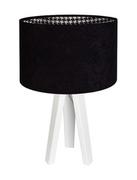 Lampy stojące - Macodesign Lampa stołowa Pepitka 020s-001w, czarna, 60 W - miniaturka - grafika 1