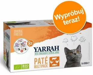 Zestaw mieszany Yarrah Bio Pâté, 8 x 100 g - Zestaw mieszany - Mokra karma dla kotów - miniaturka - grafika 1