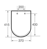 Deski sedesowe - Roca Inspira Round Compacto Deska wolnoopadająca biały mat A80152C62B - miniaturka - grafika 1