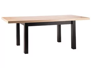 Stół rozkładany do jadalni PRESTO 140(218)X80 dąb artisan/czarny - Stoły - miniaturka - grafika 1