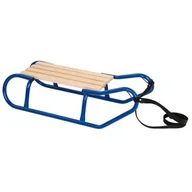 Sanki i ślizgacze - Sanki metalowe ENERO Kubuś Niebieski - miniaturka - grafika 1