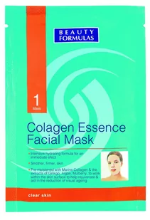 Beauty Formulas Kolagenowa maseczka na twarz 1szt. - Maseczki do twarzy - miniaturka - grafika 1