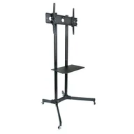Akcesoria do monitorów - ART Stolik na kółkach + uchwyt do TBV 30-65" 60KG S-08A - miniaturka - grafika 1